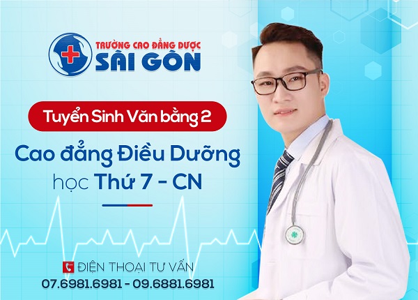 Văn bằng 2 Cao đẳng Điều dưỡng học cuối tuần tại Sài Gòn