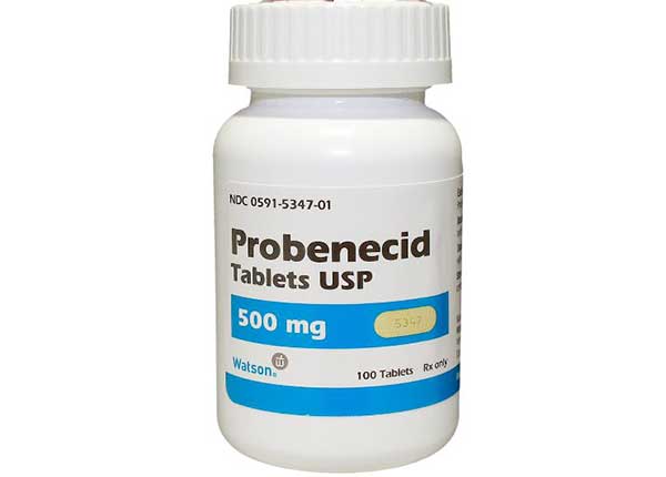 Thuốc Probenecid được chỉ định dùng điều trị bệnh Gout