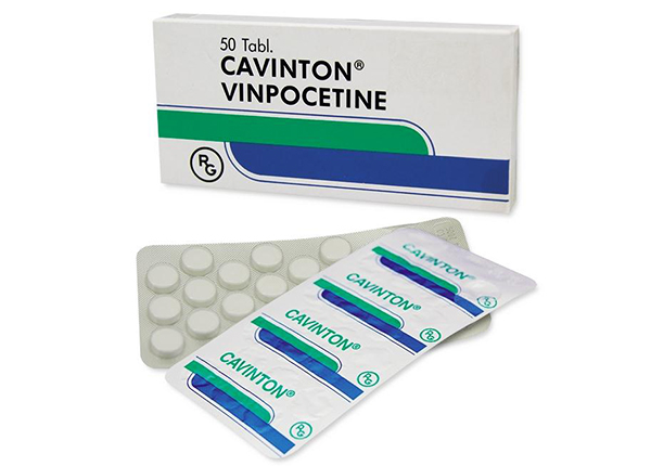 Thuốc Cavinton có thành phần chính là Vinpocetine