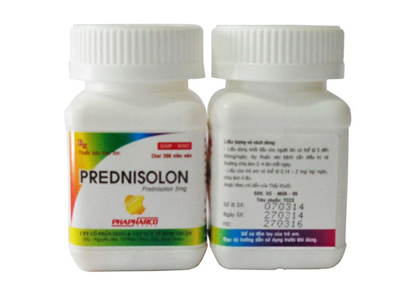 Thuốc Prednisone có tác dụng chống viêm, chống dị ứng và ức chế miễn dịch