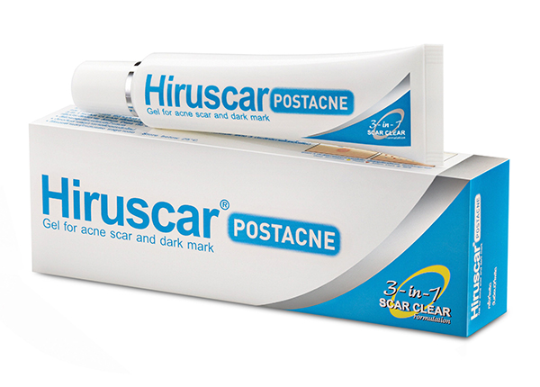 Hiruscar Post Acne có tác dụng trong việc điều trị vết rạn da, vết thâm, sẹo lồi, sẹo lõm do mụn