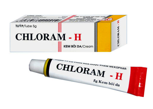 Chloram H là sự kết hợp của Hydrocortisone hoạt chất kháng viêm, có tác dụng giảm sưng tấy