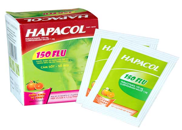 Hapacol 150 có tác dụng giảm đau, hạ sốt hữu hiệu