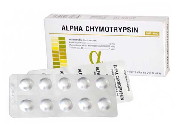 Alpha chymotrypsin điều trị viêm đường hô hấp trên