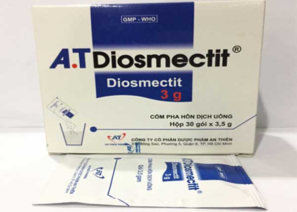 Thuốc A-T diosmectite thường được dùng điều trị tiêu chảy