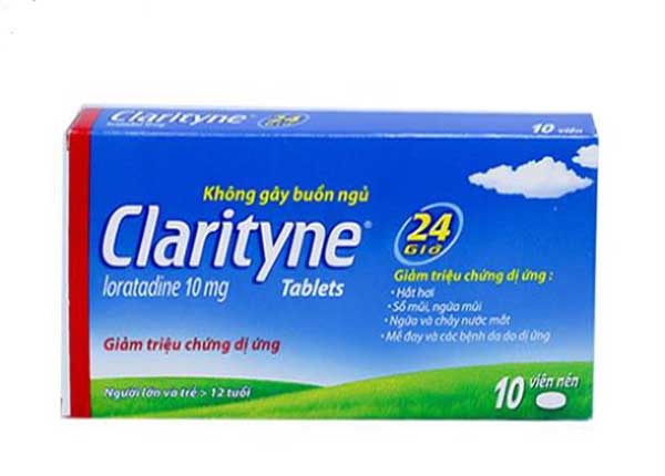 Thuốc Clarityne được sử dụng để điều trị các bệnh lý ngoài da