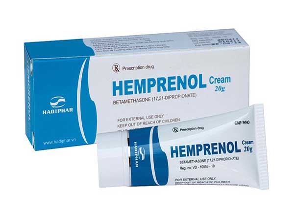 Thuốc Hemprenol có tác dụng chống viêm, chống dị ứng