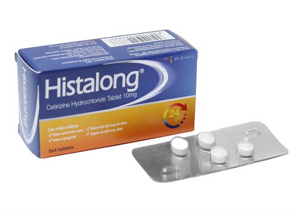 Histalong 10mg được dùng đường uống