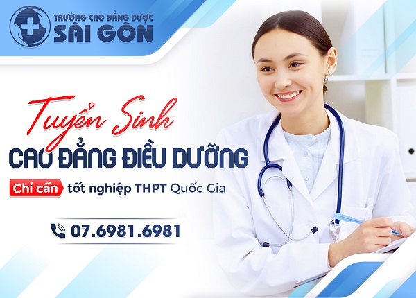 Trường Cao đẳng Dược Sài Gòn tuyển sinh Cao đẳng Điều dưỡng