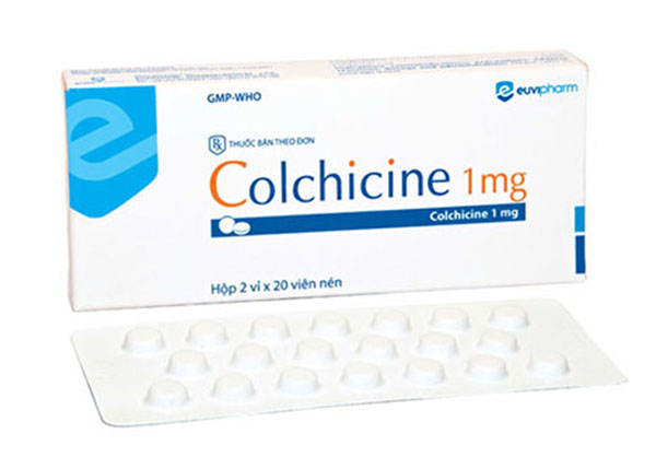 Colchicin được sử dụng để ngăn chặn hoặc điều trị cơn gút cấp tính