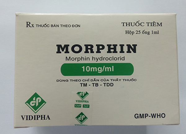 Morphine là thuốc giảm đau được dùng trong những cơn đau nặng