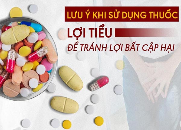 Lưu ý khi dùng nhóm thuốc lợi tiểu giảm K+ máu